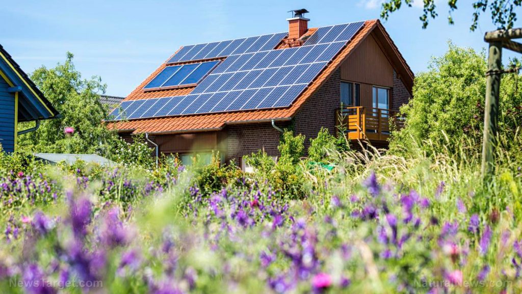 Solar-Panels-Rooftop-Cottage-House