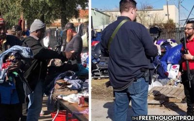 Since Feeding the Homeless Is Illegal, Activists Carry AR-15s to Give Out Food, Supplies