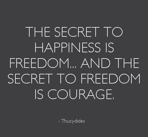 “The Secret to Courage”