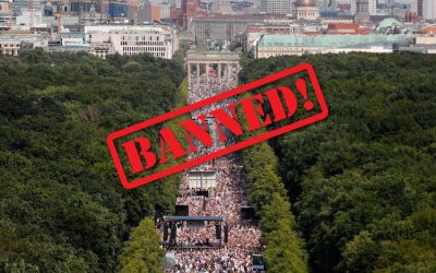 AFTER HUNDREDS OF THOUSANDS RALLY AGAINST PANDEMIC MEASURES, BERLIN BANS COVID PROTESTS