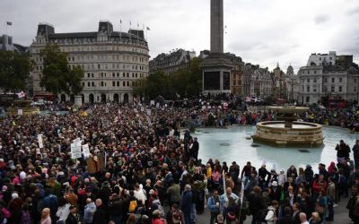 “We Do Not Consent” – 1000s Rally In London To Oppose Another COVID-19 Lockdown