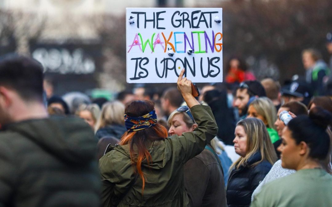 The REAL “Lunatic Fringe”, and where to find itThe anti-Lockdown protests in Dublin.