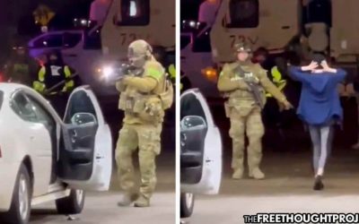 ‘This is Martial Law’—US Soldiers Force Women from Car at Gunpoint for Pumping Gas Past Curfew