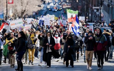 Canadians Storm Injection Center Amid Massive Anti-Vaccine Passport Protest