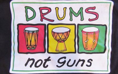 Drums Not Guns  by Nowick Gray